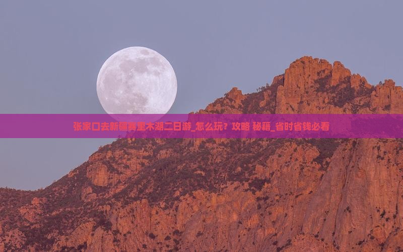 张家口去新疆赛里木湖二日游