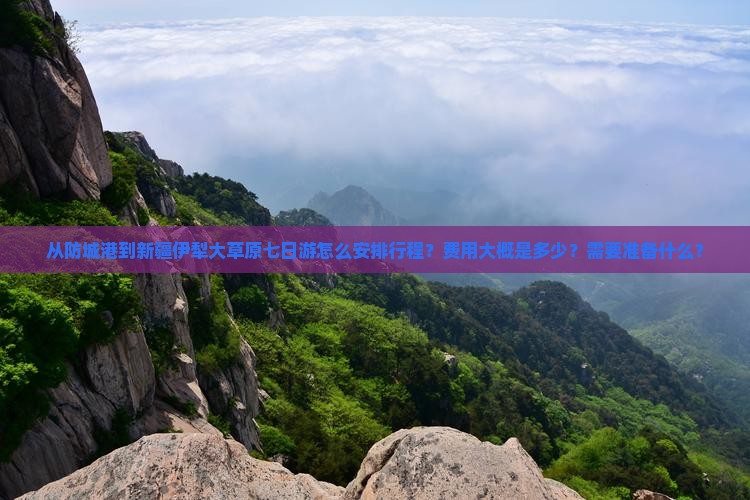 从防城港到新疆伊犁大草原七日游怎么安排行程？费用大概是多少？需要准备什么？