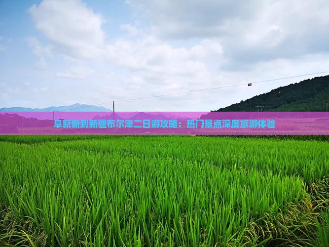 阜新新到新疆布尔津二日游攻略：热门景点深度旅游体验