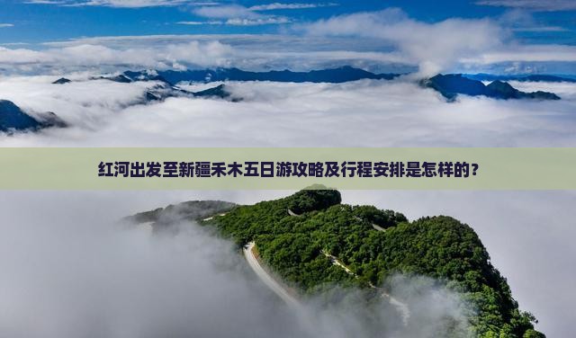 红河出发至新疆禾木五日游攻略及行程安排是怎样的？