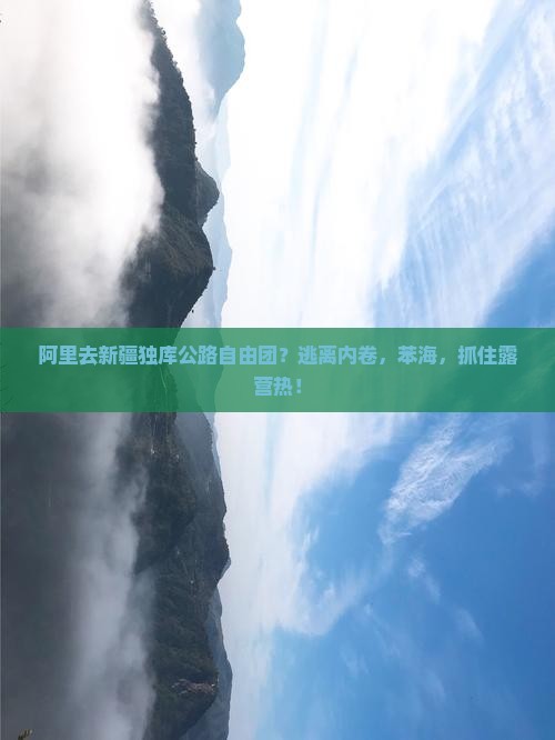 阿里去新疆独库公路自由团？逃离内卷，苯海，抓住露营热！