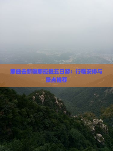 那曲去新疆那拉提五日游：行程安排与景点推荐