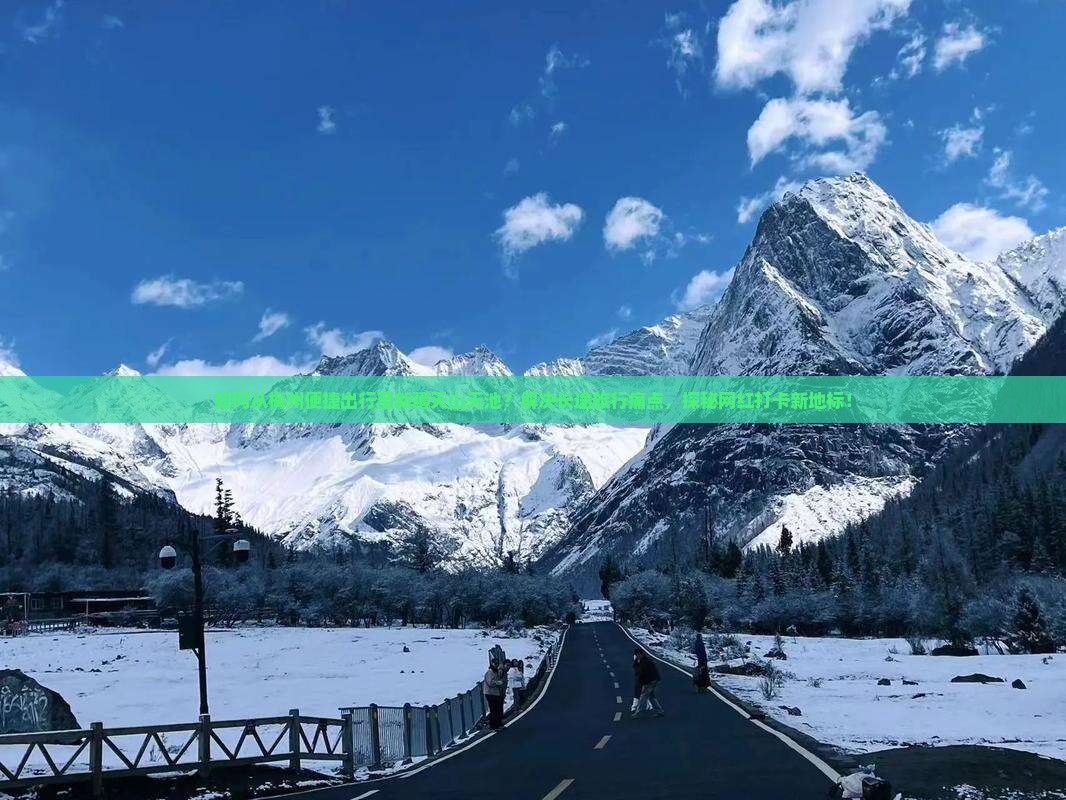 如何从梅州便捷出行至新疆天山天池？解决长途旅行痛点，探秘网红打卡新地标！