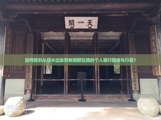 如何规划从丽水出发到新疆那拉提的个人旅行路线与行程？