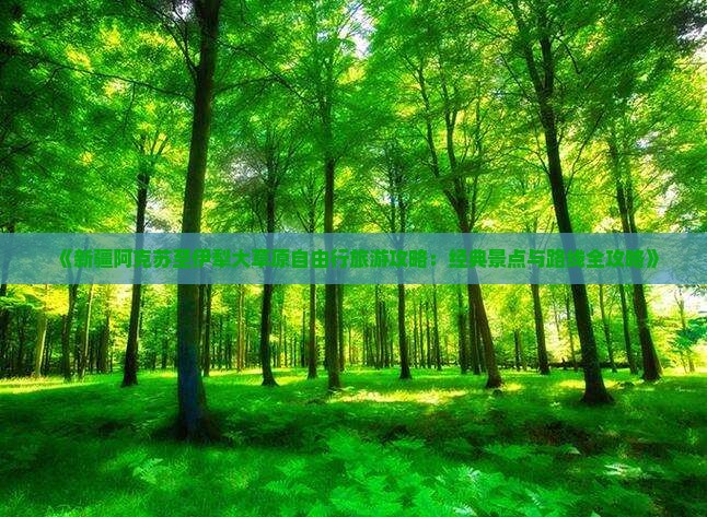 《新疆阿克苏至伊犁大草原自由行旅游攻略：经典景点与路线全攻略》