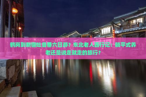 鹤岗到新疆吐鲁番六日游？东北老人西行记：躺平式养老还是说走就走的旅行？
