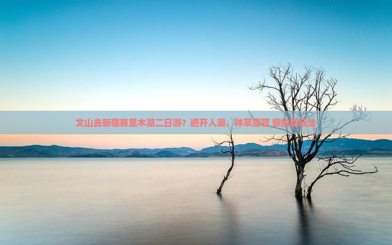 文山去新疆赛里木湖二日游？避开人潮，种草露营+旅拍新玩法