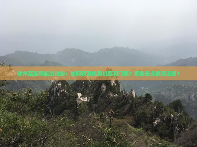 徐州至新疆旅游攻略：如何获取优惠机票和门票？哪些景点值得游览？