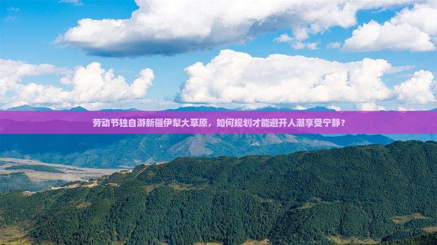 劳动节独自游新疆伊犁大草原，如何规划才能避开人潮享受宁静？