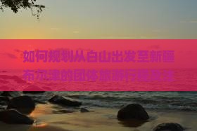 如何规划从白山出发至新疆布尔津的团体旅游行程及注意事项？