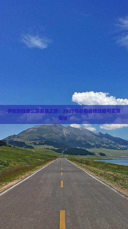 伊犁到新疆独库公路旅游小吃
