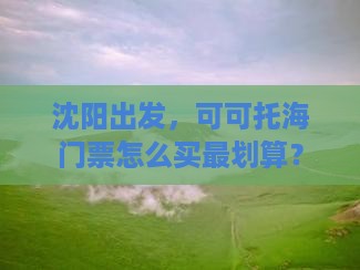 沈阳去新疆可可托海门票 沈阳去新疆可可托海门票
