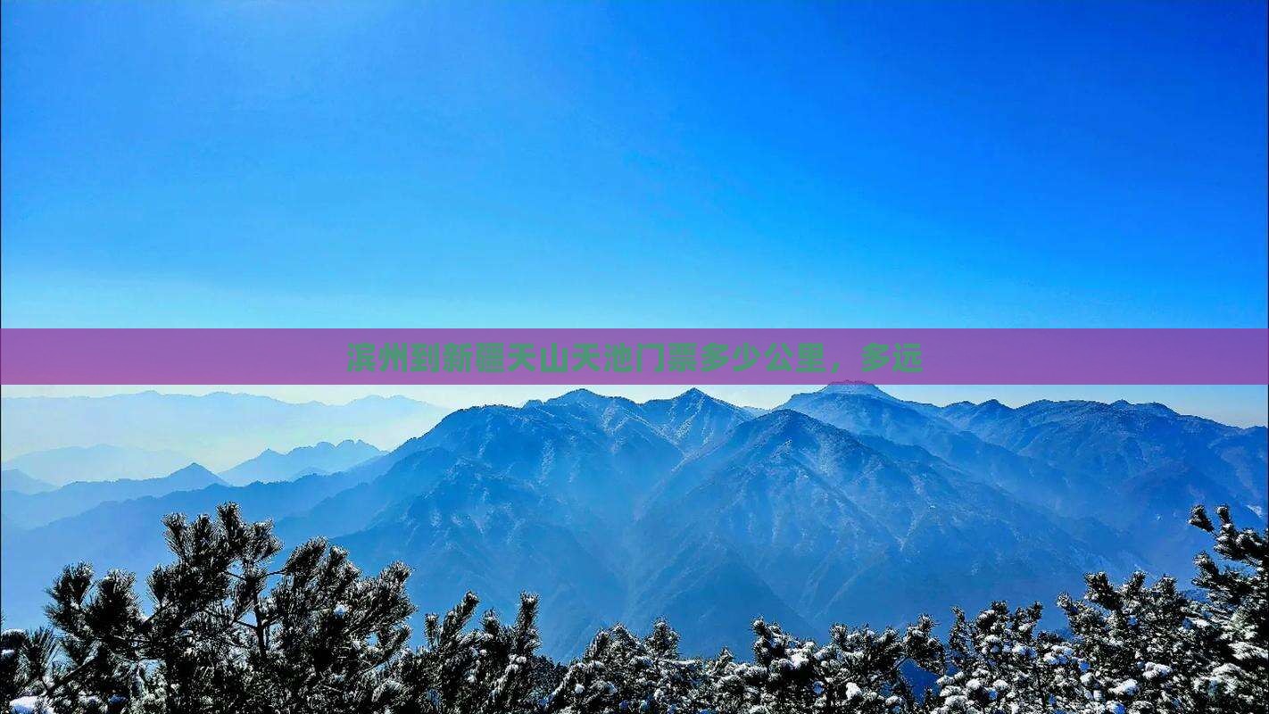 滨州到新疆天山天池门票