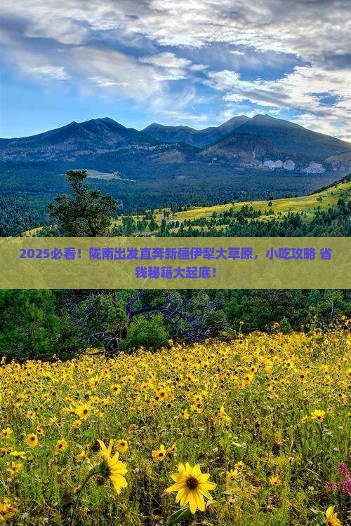 陇南到新疆伊犁大草原旅游小吃