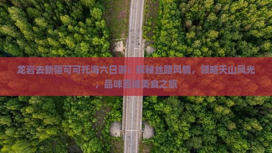 龙岩去新疆可可托海六日游：探秘丝路风情，领略天山风光，品味西域美食之旅