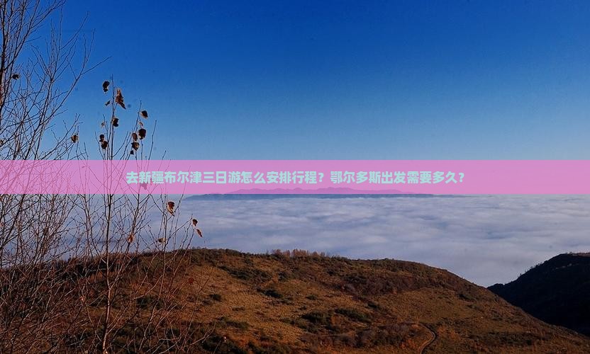 去新疆布尔津三日游怎么安排行程？鄂尔多斯出发需要多久？