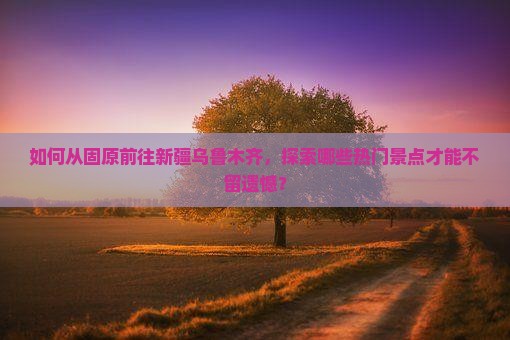 如何从固原前往新疆乌鲁木齐，探索哪些热门景点才能不留遗憾？