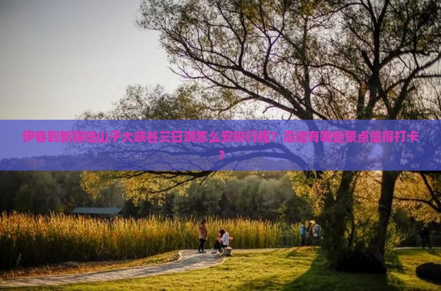 伊春到新疆独山子大峡谷三日游怎么安排行程？沿途有哪些景点值得打卡？