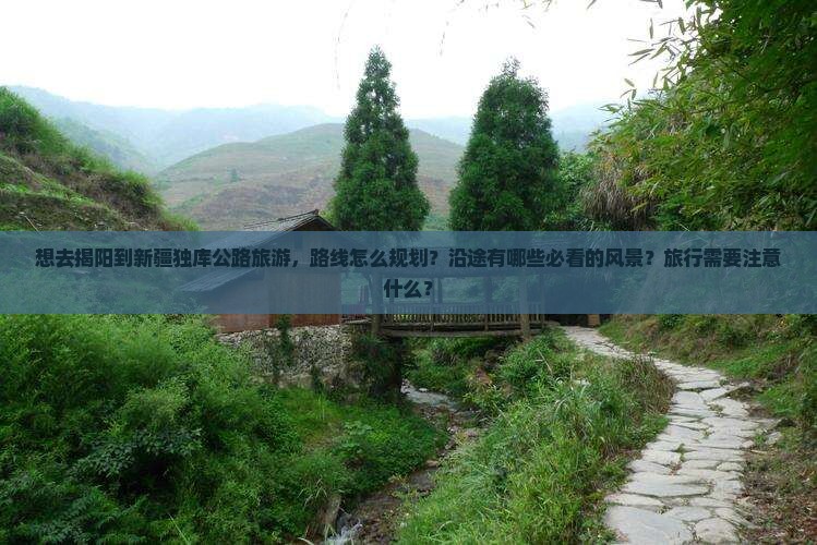 想去揭阳到新疆独库公路旅游，路线怎么规划？沿途有哪些必看的风景？旅行需要注意什么？