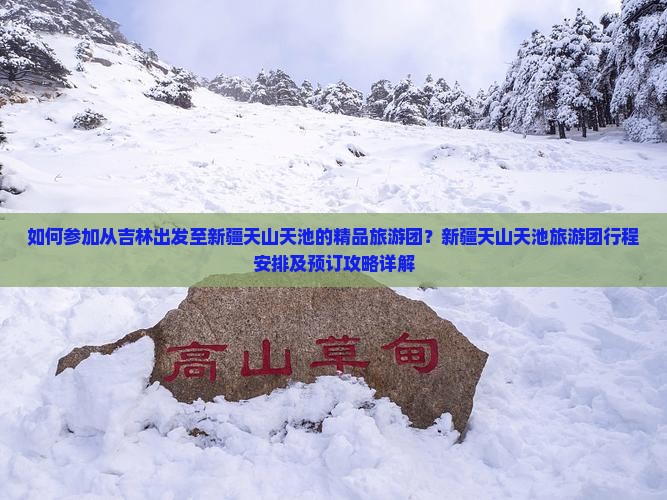 如何参加从吉林出发至新疆天山天池的精品旅游团？新疆天山天池旅游团行程安排及预订攻略详解