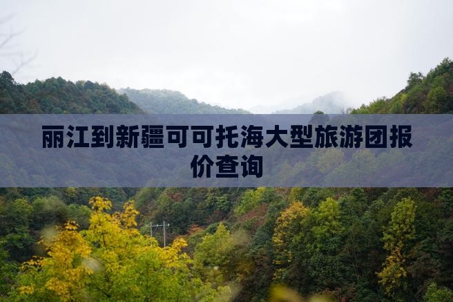 丽江到新疆可可托海大型旅游团报价查询