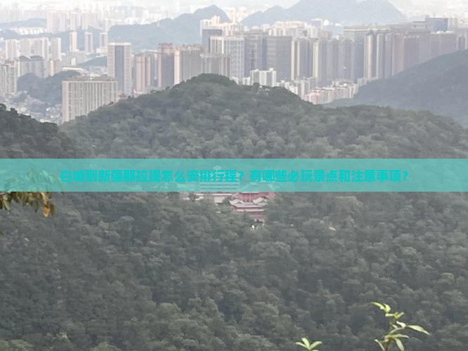 白城到新疆那拉提怎么安排行程？有哪些必玩景点和注意事项？