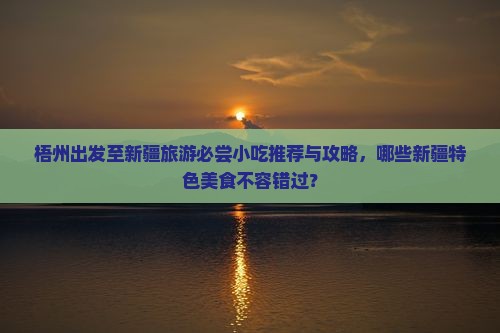梧州出发至新疆旅游必尝小吃推荐与攻略，哪些新疆特色美食不容错过？