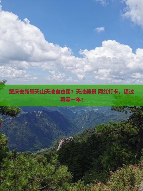 肇庆去新疆天山天池自由团？天池美景+网红打卡，错过再等一年！