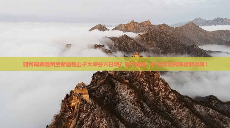 如何规划随州至新疆独山子大峡谷六日游？旅行痛点，打造沉浸式体验新风向！