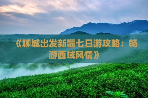 《聊城出发新疆七日游攻略：畅游西域风情》
