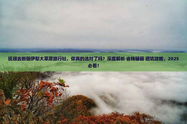 抚顺去新疆伊犁大草原旅行社