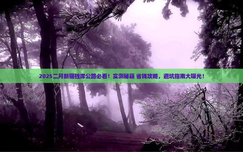二月到新疆独库公路必去地