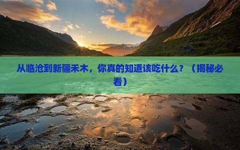 临沧去新疆禾木旅游小吃