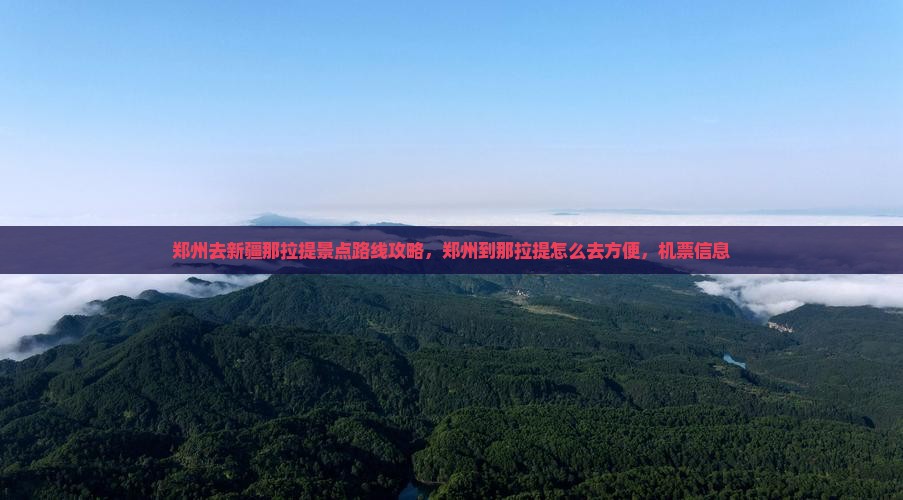 郑州去新疆那拉提景点