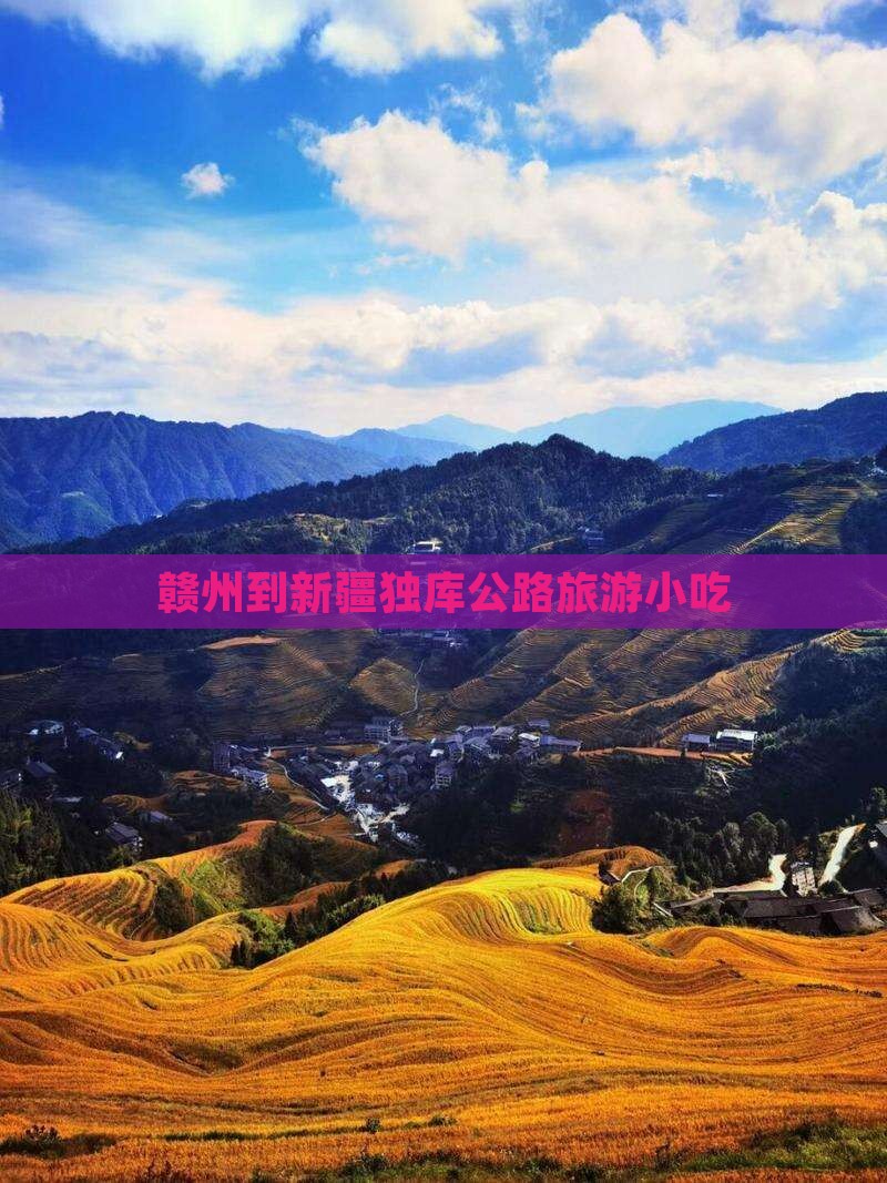 赣州到新疆独库公路旅游小吃