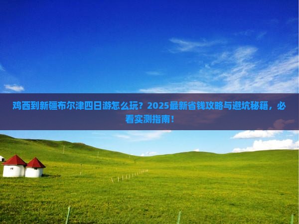 鸡西到新疆布尔津四日游