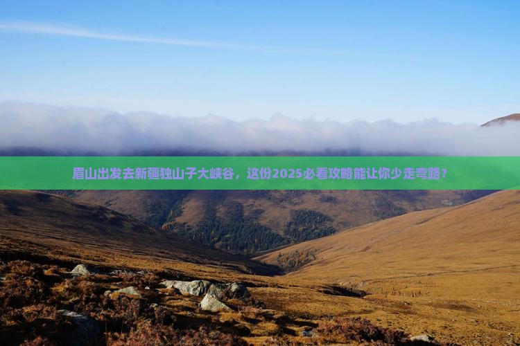 眉山去新疆独山子大峡谷旅行社