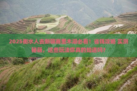 衡水去新疆赛里木湖哪里玩