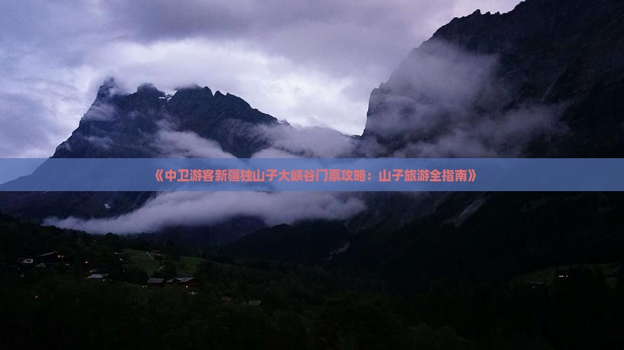 《中卫游客新疆独山子大峡谷门票攻略：山子旅游全指南》