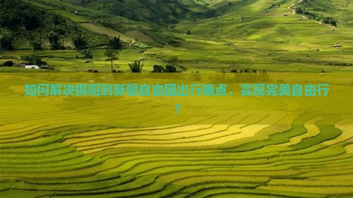 如何解决揭阳到新疆自由团出行痛点，实现完美自由行？