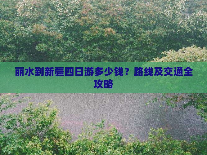 丽水到新疆四日游多少钱？路线及交通全攻略