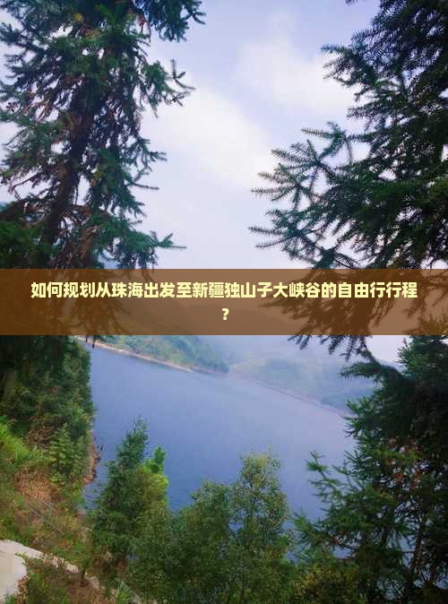 如何规划从珠海出发至新疆独山子大峡谷的自由行行程？