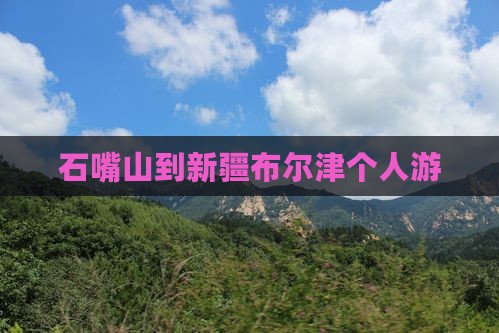 石嘴山到新疆布尔津个人游