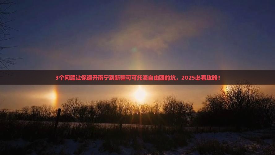 南宁到新疆可可托海自由团