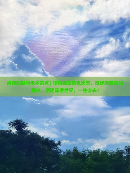 昌吉到新疆禾木景点