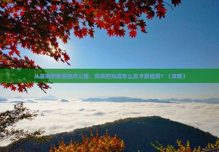 海南省直辖到新疆独库公路必去地