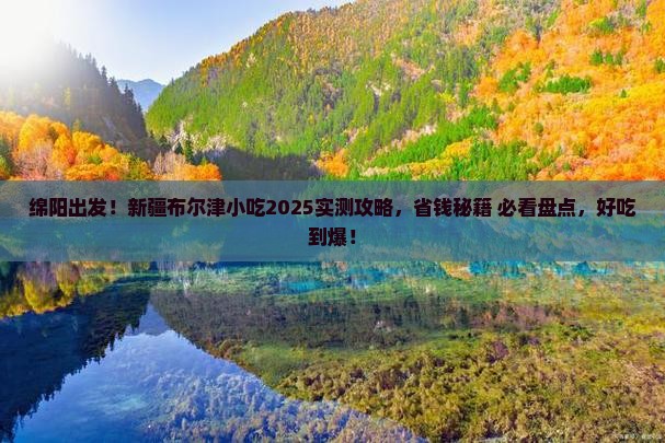 绵阳去新疆布尔津旅游小吃