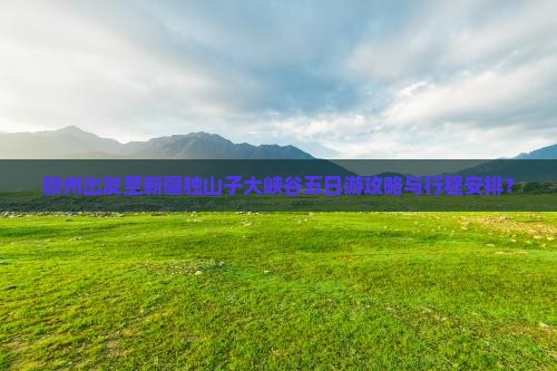赣州出发至新疆独山子大峡谷五日游攻略与行程安排？