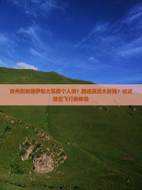 常州到新疆伊犁大草原个人游？路途遥远太折腾？试试低空飞行新体验