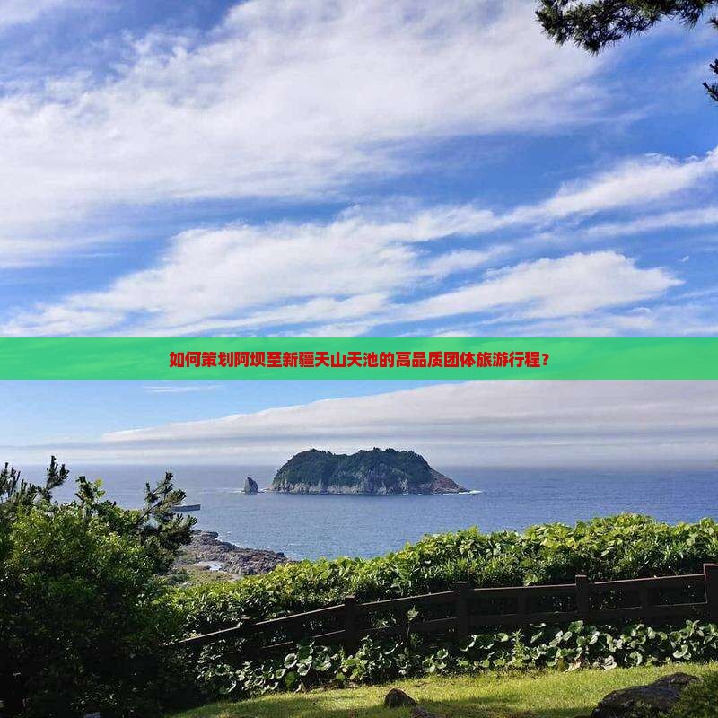 如何策划阿坝至新疆天山天池的高品质团体旅游行程？